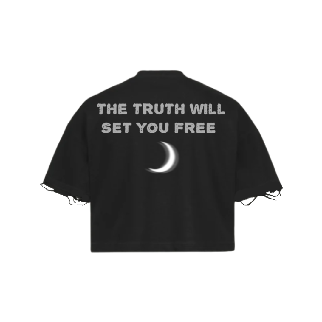 "THE TRUTH WILL SET YOU FREE' T-Shirt *BLACK*