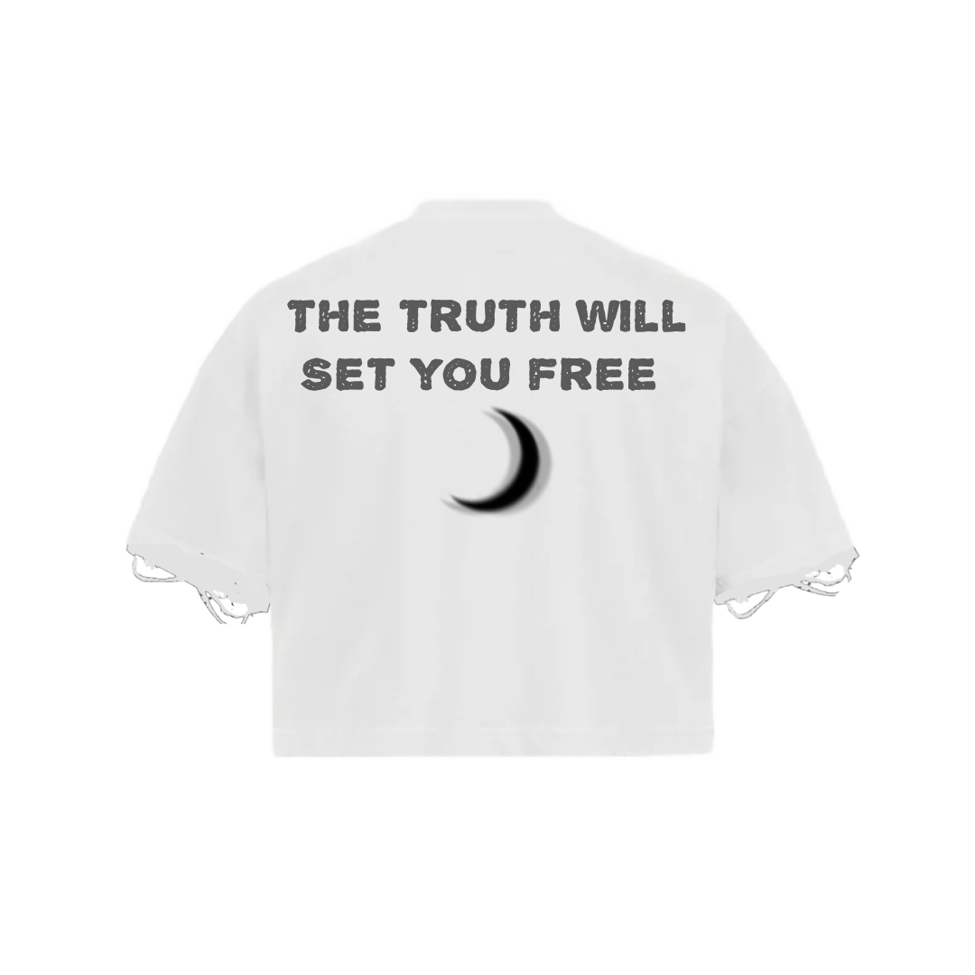 "THE TRUTH WILL SET YOU FREE' T-Shirt *WHITE*