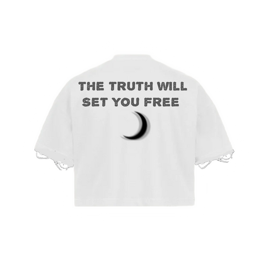 "THE TRUTH WILL SET YOU FREE' T-Shirt *WHITE*